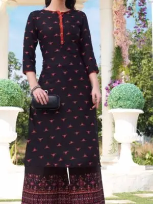Women's Ethnic Plazzo and Kurti - Image 2
