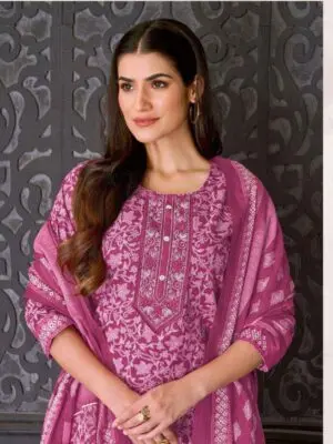 Ethnic Cotton Kurti Pants with Dupatta - Image 17