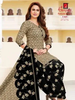 Fully Stitched Pure Cotton Patiala Kurti Salwar Suit with Dupatta and Lining - Image 2