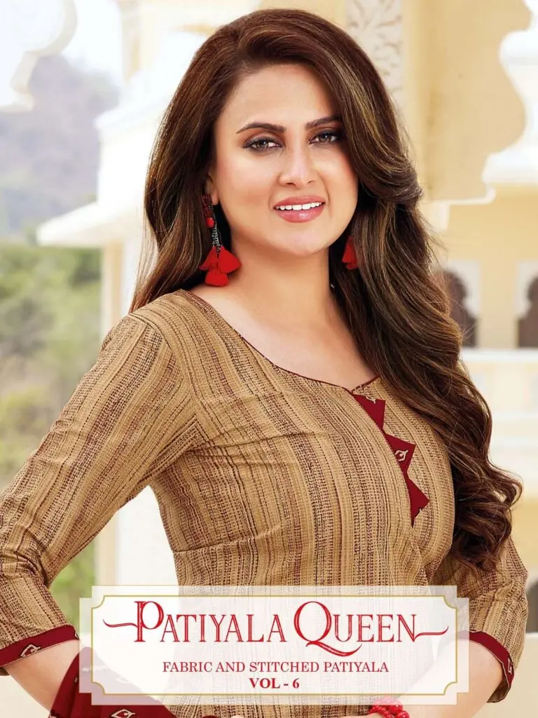 Pure Cotton Stitched Patiala Kurti Salwar Suit with Dupatta and Lining