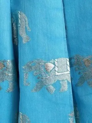 Ethnic Girls Top with Elephant Print Palazzo Pants - Image 7