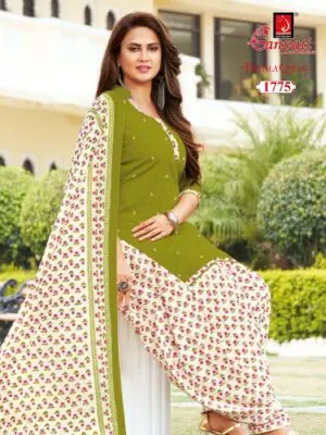 Pure Cotton Stitched Patiala Kurti Salwar Suit with Dupatta and Lining - Image 4