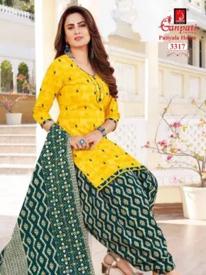 Fully Stitched Pure Cotton Patiala Kurti Salwar Suit with Dupatta and Lining - Image 7