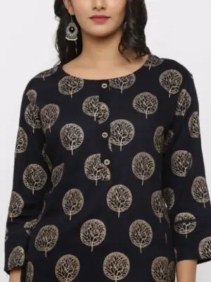 Ladies Printed Rayon Designer Short Kurtis - Image 5